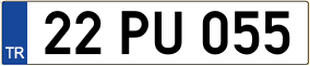 Truck License Plate